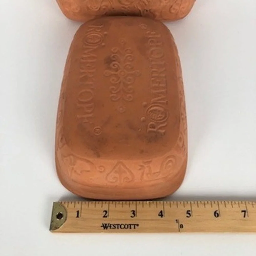 VTG ROMERTOPF #107 Terracotta Clay Baking Dutch Oven Roaster Bay West Germany